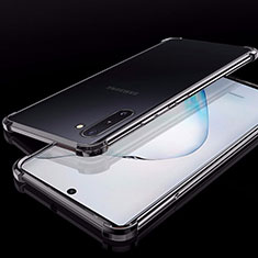 Funda Silicona Ultrafina Carcasa Transparente H02 para Samsung Galaxy Note 10 5G Negro