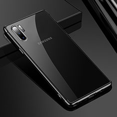 Funda Silicona Ultrafina Carcasa Transparente H02 para Samsung Galaxy Note 10 Plus Negro