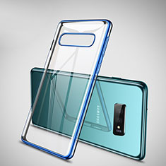 Funda Silicona Ultrafina Carcasa Transparente H02 para Samsung Galaxy S10 5G Azul