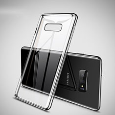 Funda Silicona Ultrafina Carcasa Transparente H02 para Samsung Galaxy S10e Plata