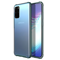 Funda Silicona Ultrafina Carcasa Transparente H02 para Samsung Galaxy S20 Plus Verde