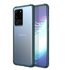 Funda Silicona Ultrafina Carcasa Transparente H02 para Samsung Galaxy S20 Ultra 5G Verde