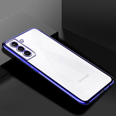 Funda Silicona Ultrafina Carcasa Transparente H02 para Samsung Galaxy S21 FE 5G Azul