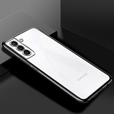 Funda Silicona Ultrafina Carcasa Transparente H02 para Samsung Galaxy S22 5G Negro