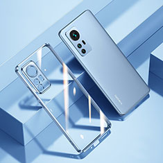 Funda Silicona Ultrafina Carcasa Transparente H02 para Xiaomi Mi 12 5G Azul
