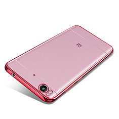 Funda Silicona Ultrafina Carcasa Transparente H02 para Xiaomi Mi 5S 4G Rojo