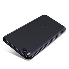 Funda Silicona Ultrafina Carcasa Transparente H02 para Xiaomi Mi 5S Azul