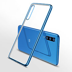 Funda Silicona Ultrafina Carcasa Transparente H02 para Xiaomi Mi 9 Lite Azul