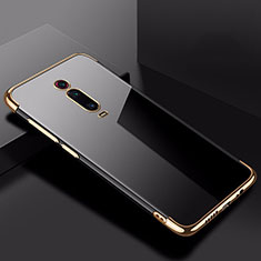 Funda Silicona Ultrafina Carcasa Transparente H02 para Xiaomi Mi 9T Pro Oro