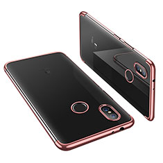 Funda Silicona Ultrafina Carcasa Transparente H02 para Xiaomi Mi A2 Oro Rosa