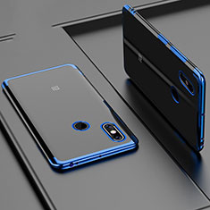 Funda Silicona Ultrafina Carcasa Transparente H02 para Xiaomi Mi Max 3 Azul