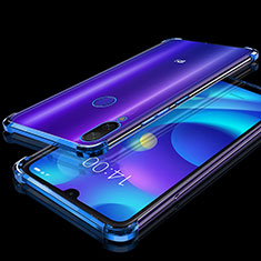 Funda Silicona Ultrafina Carcasa Transparente H02 para Xiaomi Mi Play 4G Azul