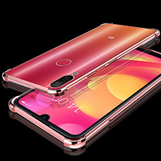 Funda Silicona Ultrafina Carcasa Transparente H02 para Xiaomi Mi Play 4G Oro Rosa