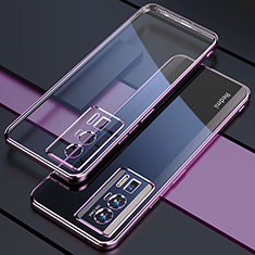 Funda Silicona Ultrafina Carcasa Transparente H02 para Xiaomi Poco F5 Pro 5G Morado
