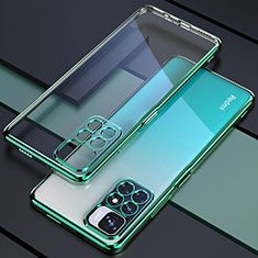 Funda Silicona Ultrafina Carcasa Transparente H02 para Xiaomi Redmi 10 4G Verde