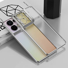 Funda Silicona Ultrafina Carcasa Transparente H02 para Xiaomi Redmi Note 13 5G Plata
