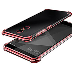 Funda Silicona Ultrafina Carcasa Transparente H02 para Xiaomi Redmi Note 4X High Edition Oro Rosa