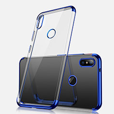 Funda Silicona Ultrafina Carcasa Transparente H02 para Xiaomi Redmi Note 5 AI Dual Camera Azul