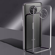Funda Silicona Ultrafina Carcasa Transparente H02 para Xiaomi Redmi Note 9T 5G Negro