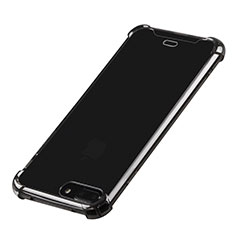 Funda Silicona Ultrafina Carcasa Transparente H03 para Apple iPhone 7 Plus Negro