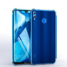Funda Silicona Ultrafina Carcasa Transparente H03 para Huawei Enjoy Max Azul Cielo