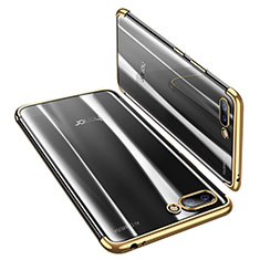 Funda Silicona Ultrafina Carcasa Transparente H03 para Huawei Honor 10 Oro