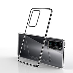 Funda Silicona Ultrafina Carcasa Transparente H03 para Huawei Honor 30 Pro Negro