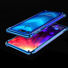 Funda Silicona Ultrafina Carcasa Transparente H03 para Huawei Honor V20 Azul