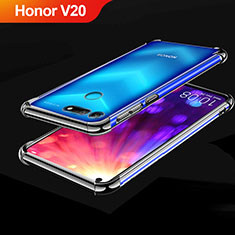 Funda Silicona Ultrafina Carcasa Transparente H03 para Huawei Honor V20 Negro