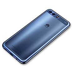 Funda Silicona Ultrafina Carcasa Transparente H03 para Huawei P10 Plus Azul