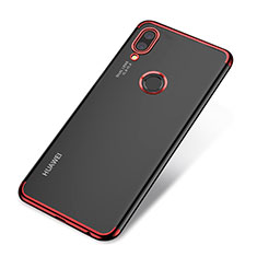 Funda Silicona Ultrafina Carcasa Transparente H03 para Huawei P20 Lite Rojo