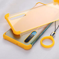 Funda Silicona Ultrafina Carcasa Transparente H03 para Huawei P30 Amarillo