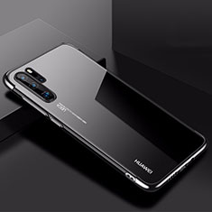 Funda Silicona Ultrafina Carcasa Transparente H03 para Huawei P30 Pro Negro
