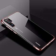 Funda Silicona Ultrafina Carcasa Transparente H03 para Huawei P30 Pro New Edition Oro Rosa