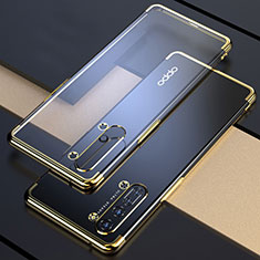 Funda Silicona Ultrafina Carcasa Transparente H03 para Oppo K7 5G Oro