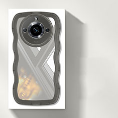 Funda Silicona Ultrafina Carcasa Transparente H03 para Realme 11 Pro+ Plus 5G Negro