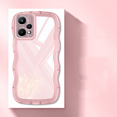 Funda Silicona Ultrafina Carcasa Transparente H03 para Realme 9 Pro 5G Rosa