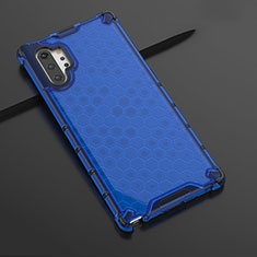 Funda Silicona Ultrafina Carcasa Transparente H03 para Samsung Galaxy Note 10 Plus 5G Azul