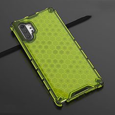 Funda Silicona Ultrafina Carcasa Transparente H03 para Samsung Galaxy Note 10 Plus Verde