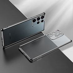 Funda Silicona Ultrafina Carcasa Transparente H03 para Samsung Galaxy S21 Ultra 5G Negro