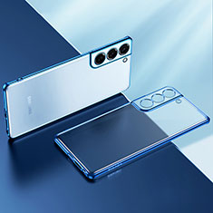 Funda Silicona Ultrafina Carcasa Transparente H03 para Samsung Galaxy S23 Plus 5G Azul