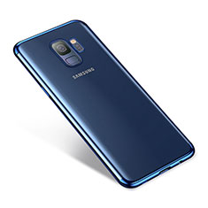 Funda Silicona Ultrafina Carcasa Transparente H03 para Samsung Galaxy S9 Azul