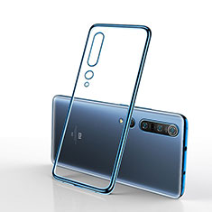 Funda Silicona Ultrafina Carcasa Transparente H03 para Xiaomi Mi 10 Pro Azul