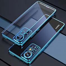 Funda Silicona Ultrafina Carcasa Transparente H03 para Xiaomi Mi 12 5G Azul