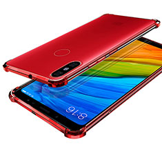Funda Silicona Ultrafina Carcasa Transparente H03 para Xiaomi Mi A2 Rojo