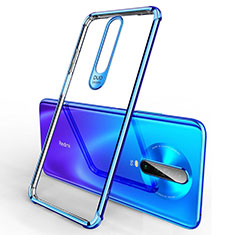 Funda Silicona Ultrafina Carcasa Transparente H03 para Xiaomi Poco X2 Azul