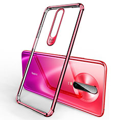 Funda Silicona Ultrafina Carcasa Transparente H03 para Xiaomi Redmi K30 4G Rojo