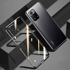 Funda Silicona Ultrafina Carcasa Transparente H03 para Xiaomi Redmi Note 10 Pro 5G Negro