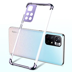 Funda Silicona Ultrafina Carcasa Transparente H03 para Xiaomi Redmi Note 11 5G Morado