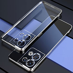 Funda Silicona Ultrafina Carcasa Transparente H03 para Xiaomi Redmi Note 13 5G Plata